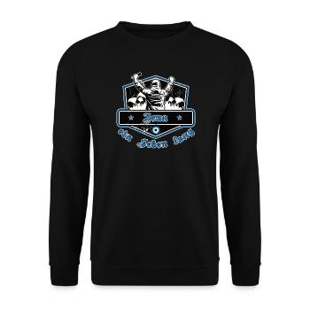Iéna pour la vie – football - Sweat-shirt Unisexe - noir - Devant - Alina (178cm) & Michal (187cm)