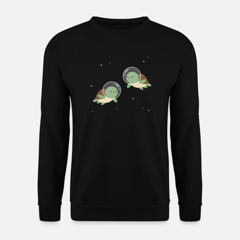 Tortues de l’espace mignonnes - Sweat-shirt Unisexe - noir