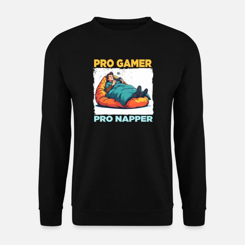 Pro Gamer Entspannungsdesign - Unisex Pullover - Schwarz