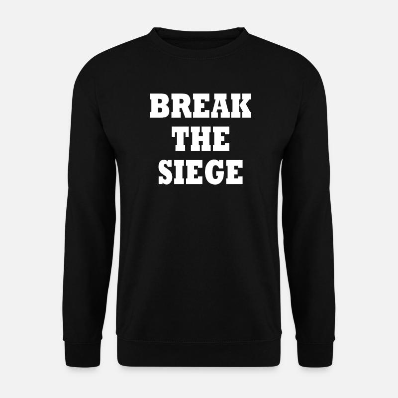 Briser le siège - Sweat-shirt Unisexe - noir