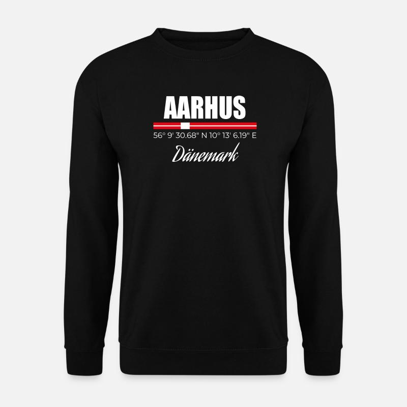 Aarhus - Unisex Pullover - Schwarz