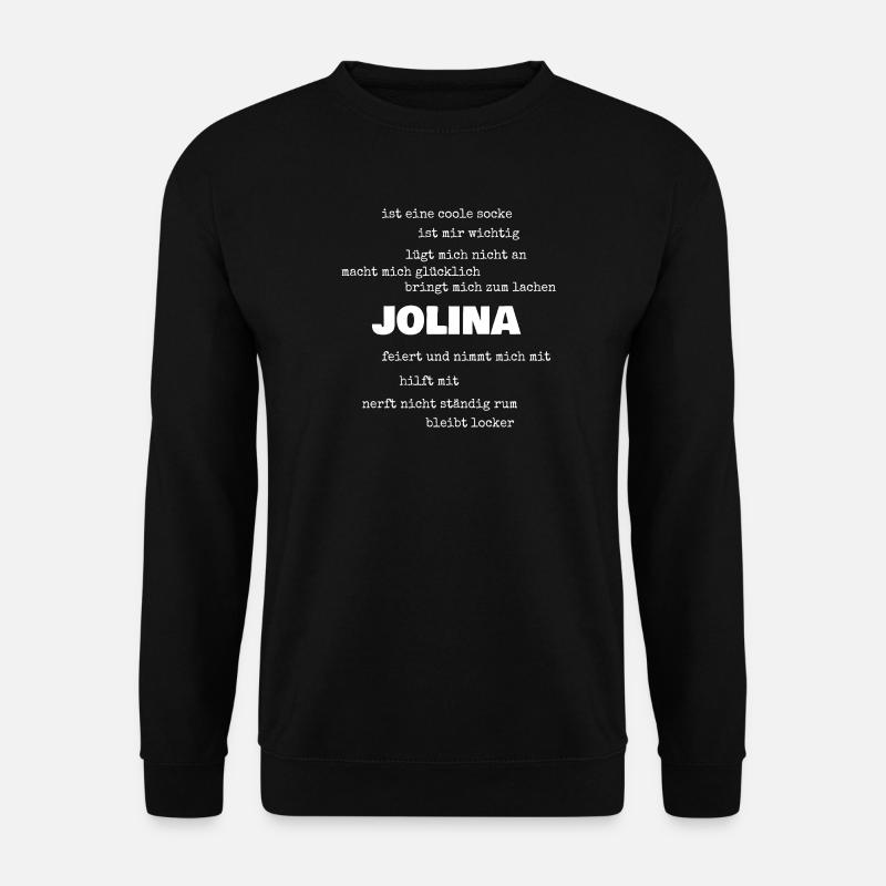Gift for Jolina - Unisex Sweatshirt - black