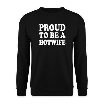 Fier d’être cocu - Sweat-shirt Unisexe - noir - Devant - Alina (178cm) & Michal (187cm)