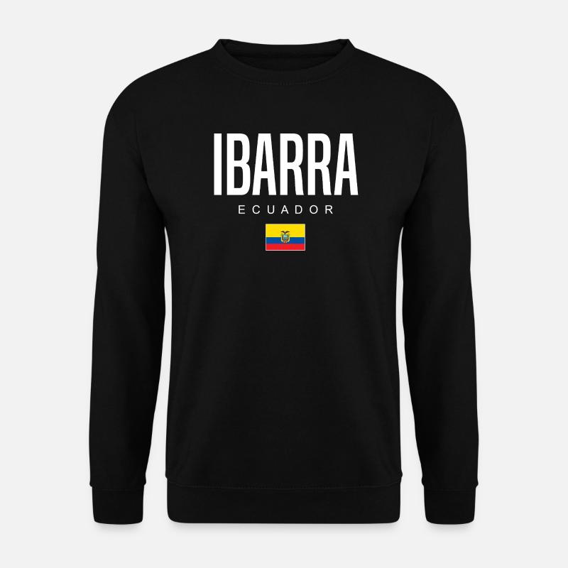 Ibarra Ecuador Ecuadorianer - Unisex Pullover - Schwarz