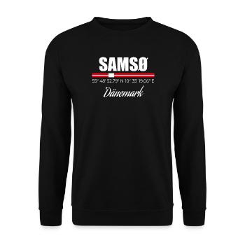 Samso - Sweat-shirt Unisexe - noir - Devant - Alina (178cm) & Michal (187cm)