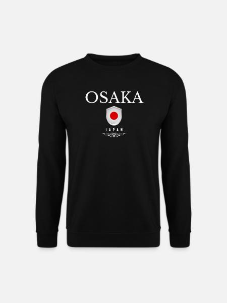 Osaka Japan, Osaka Souvenir - Unisex Pullover - Schwarz