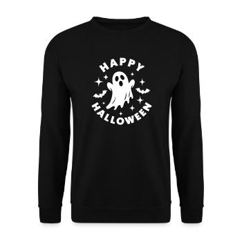 Joyeux halloween - Sweat-shirt Unisexe - noir - Devant - Alina (178cm) & Michal (187cm)