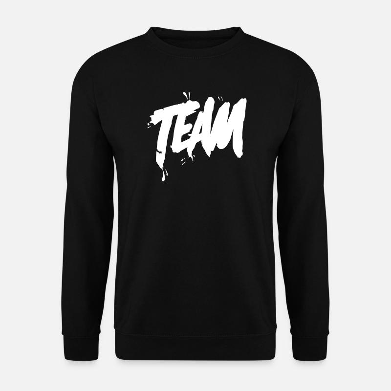 Lettrage d’équipe - Sweat-shirt Unisexe - noir