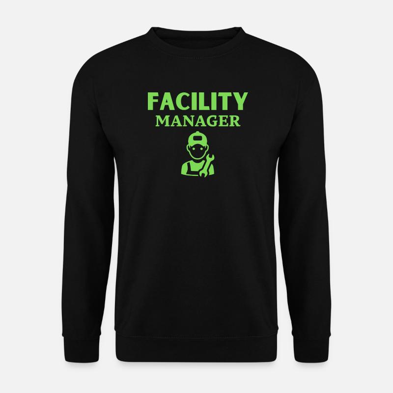 Facility Manager  - Unisex Pullover - Schwarz