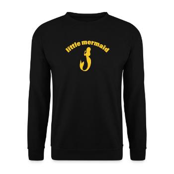 Mermaid - Unisex Sweatshirt - black - Front - Alina (178cm) & Michal (187cm)