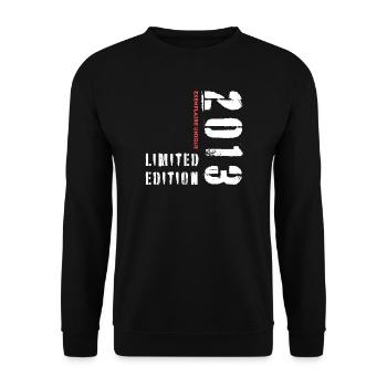 Limited Edition 2013 Exemplaire Unique - Unisex Sweatshirt - black - Front - Alina (178cm) & Michal (187cm)