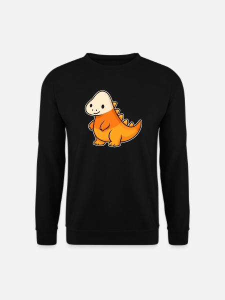 Playful dinosaur motif for children - Unisex Sweatshirt - black