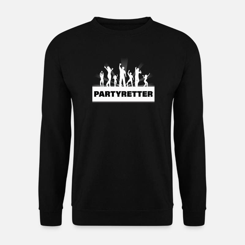 PARTYRETTER - Unisex Pullover - Schwarz