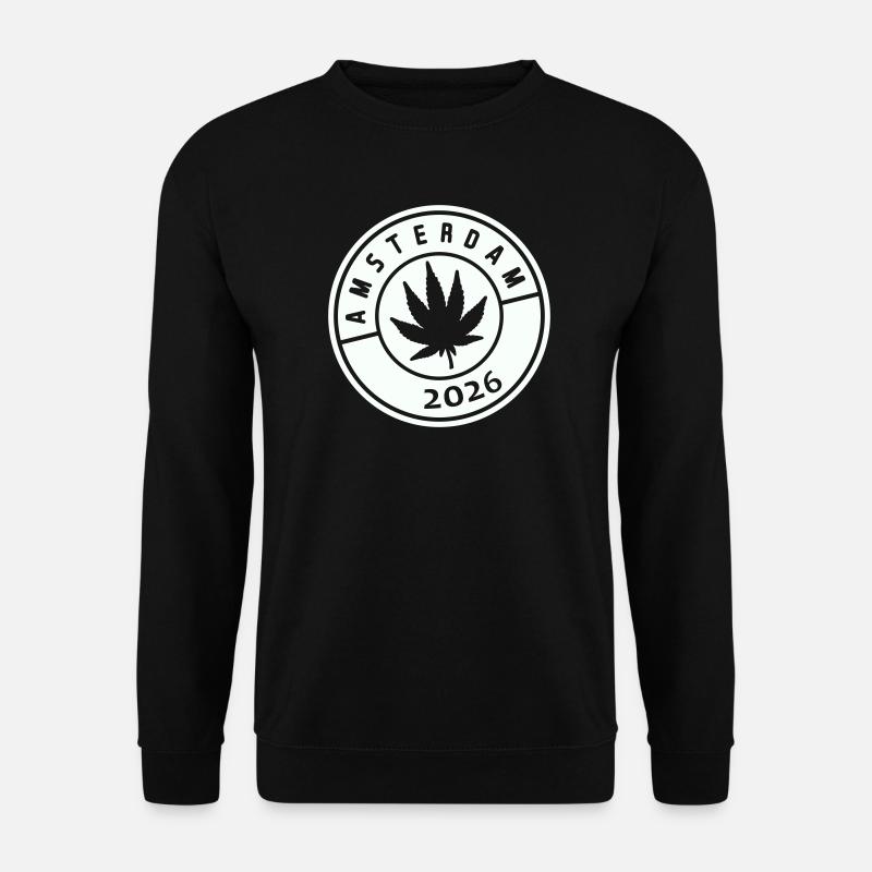 Amsterdam Weed 2026 - Unisex Pullover - Schwarz