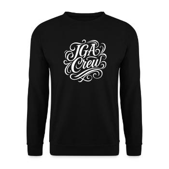 Jga Crew - Unisex Pullover - Schwarz - Vorne - Alina (178cm) & Michal (187cm)