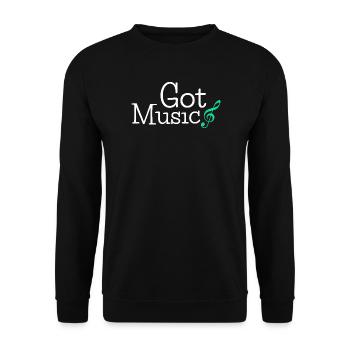Musik - Music - Got Music? - Unisex Pullover - Schwarz - Vorne - Alina (178cm) & Michal (187cm)