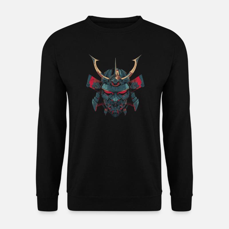 Mech-Samurai - Unisex Pullover - Schwarz