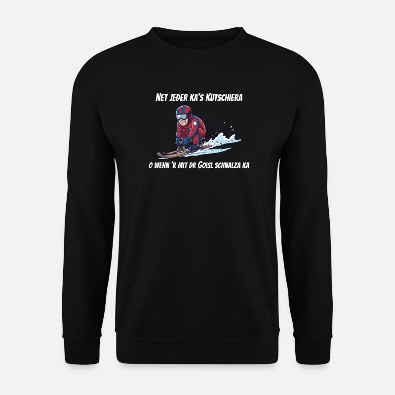 Net jeder ka's Kutschiera - Unisex Pullover - Schwarz