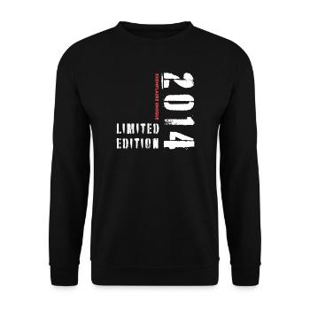 Limited Edition 2014 Single Copy - Unisex Sweatshirt - black - Front - Alina (178cm) & Michal (187cm)