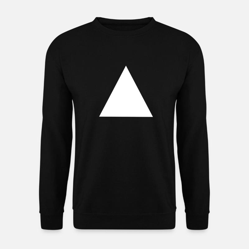Abstract Geometric Triangle Composition - Unisex Sweatshirt - black