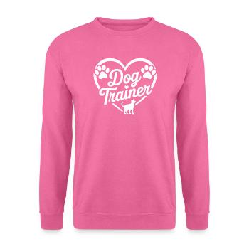 Hundetrainer Hundetraining - Unisex Pullover - Pink - Vorne