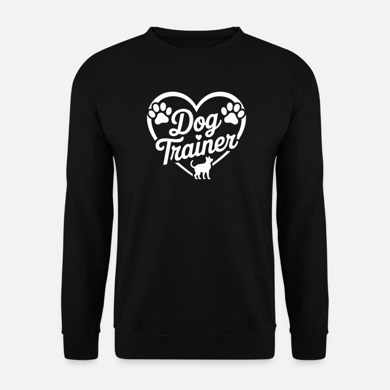 Hundetrainer Hundetraining - Unisex Pullover - Schwarz