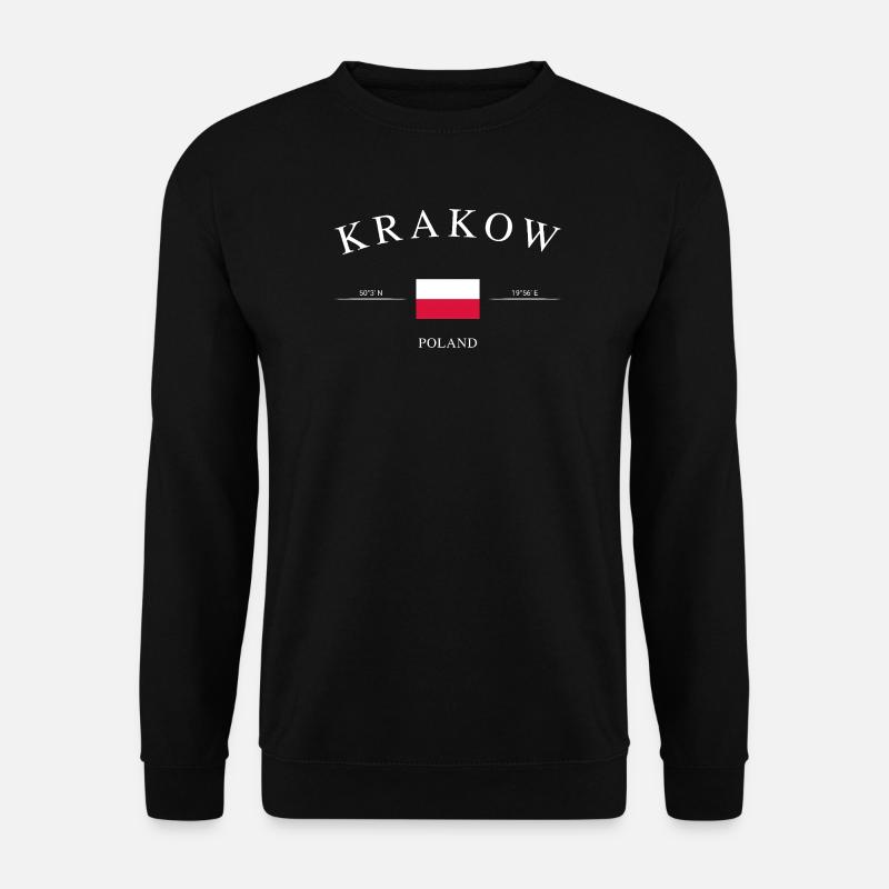 Kraków Poland – Holiday Souvenir & Gift - Unisex Sweatshirt - black