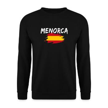 Menorca Spanien - Unisex Pullover - Schwarz - Vorne - Alina (178cm) & Michal (187cm)