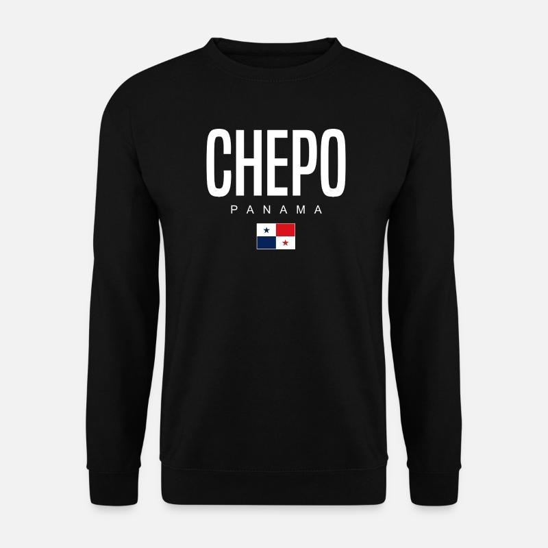Chepo Panama Panamaer - Unisex Pullover - Schwarz