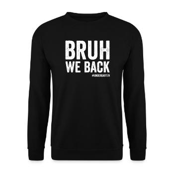 Frère, nous soutenons le premier jour d’école dans le #K - Sweat-shirt Unisexe - noir - Devant - Alina (178cm) & Michal (187cm)