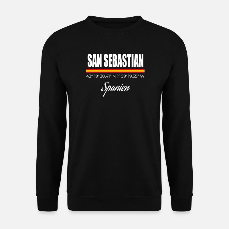 San Sebastian - Unisex Pullover - Schwarz
