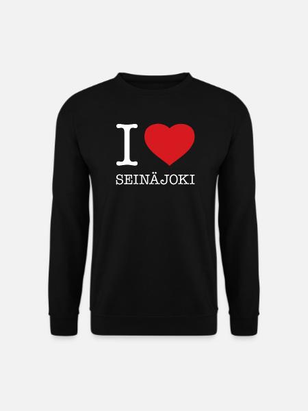 j’adore Seinäjoki - Sweat-shirt Unisexe - noir