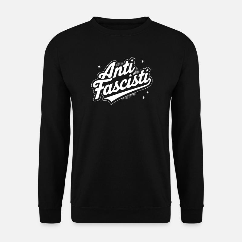 SIAMO TUTTI ANTIFASCISTI! 🏴 - Unisex Sweatshirt - black