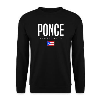 Ponce Puerto Rico Puerto Rican - Unisex Sweatshirt - black - Front - Alina (178cm) & Michal (187cm)