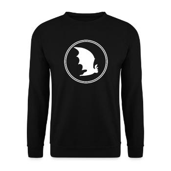 Bat Gothic: Night, Vampire & Freedom - Unisex Sweatshirt - black - Front - Alina (178cm) & Michal (187cm)