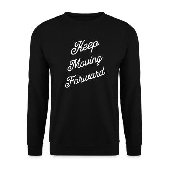 Advanced Always Lettering Script - Unisex Sweatshirt - black - Front - Alina (178cm) & Michal (187cm)