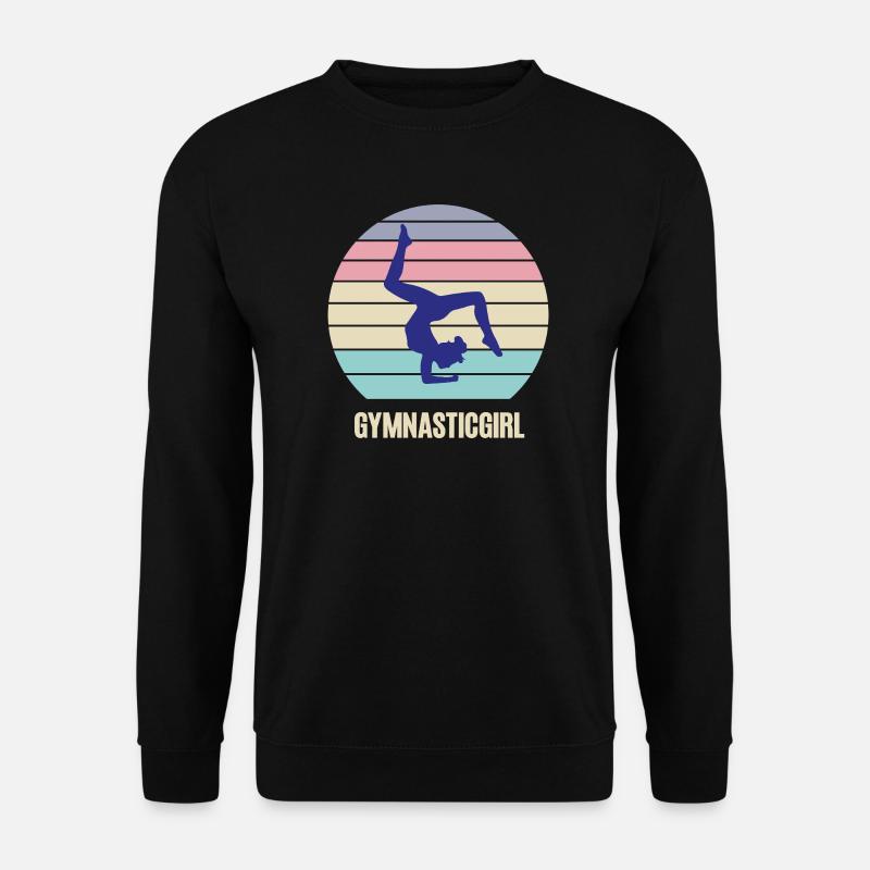 Turnerin Gymnastik Handstand Turnen Akrobatik - Unisex Pullover - Schwarz