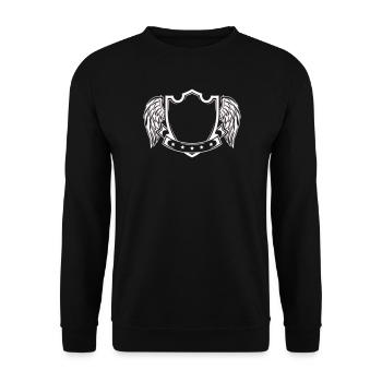 Armoiries - Sweat-shirt Unisexe - noir - Devant - Alina (178cm) & Michal (187cm)