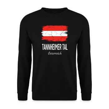 Tannheimer Tal - Unisex Pullover - Schwarz - Vorne - Alina (178cm) & Michal (187cm)