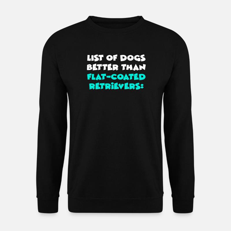 Flat-Coated Retriever - Unisex Pullover - Schwarz