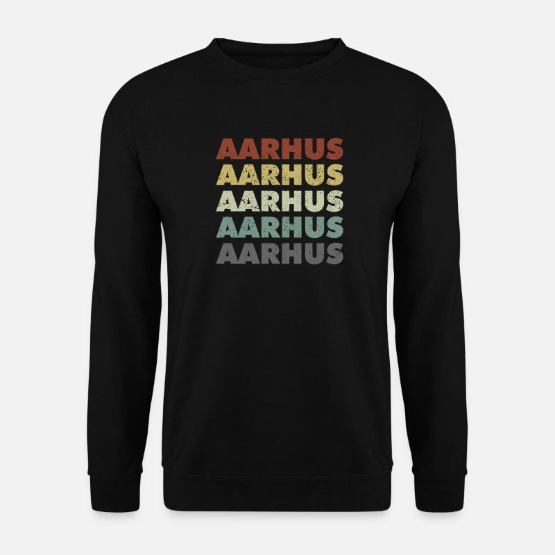 Aarhus - Denmark - Dänemark - Skandinavien - Unisex Pullover - Schwarz