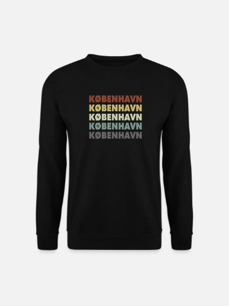 Copenhagen - Kobenhavn - Denmark - Dänemark - Unisex Sweatshirt - black