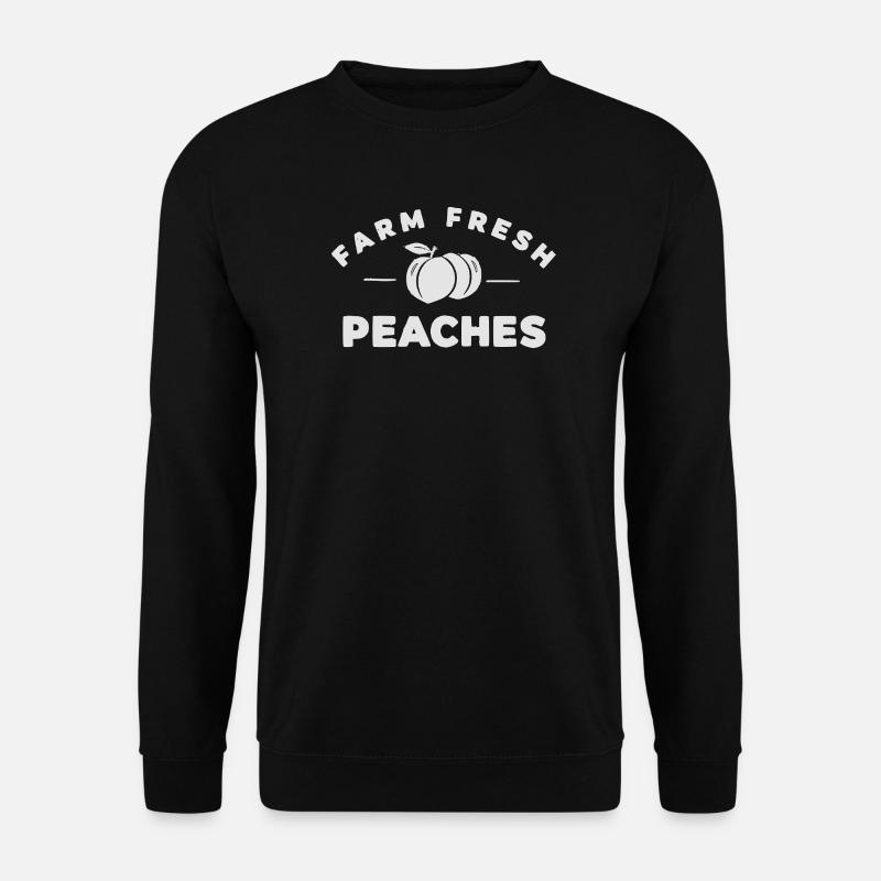 Farm Fresh Peaches - Unisex Sweatshirt - black