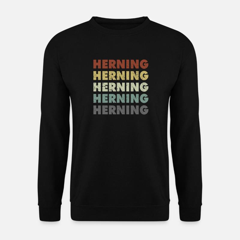 Herning - Denmark - Dänemark - Skandinavien - Unisex Pullover - Schwarz