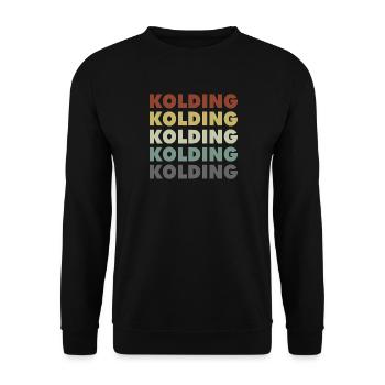 Kolding - Denmark - Denmark - Scandinavia - Unisex Sweatshirt - black - Front - Alina (178cm) & Michal (187cm)