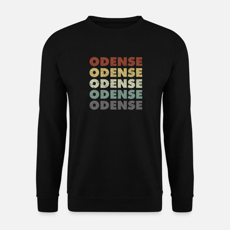 Odense - Denmark - Dänemark - Skandinavien - Unisex Pullover - Schwarz