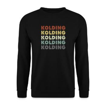 Kolding - Denmark - Denmark - Scandinavia - Unisex Sweatshirt - black - Front - Alina (178cm) & Michal (187cm)