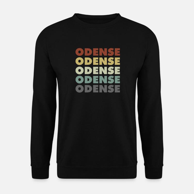 Odense - Denmark - Dänemark - Skandinavien - Unisex Pullover - Schwarz