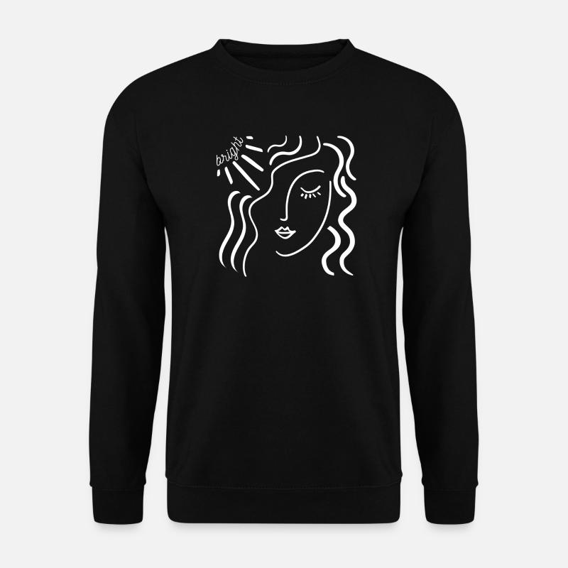 bright - Unisex Sweatshirt - black