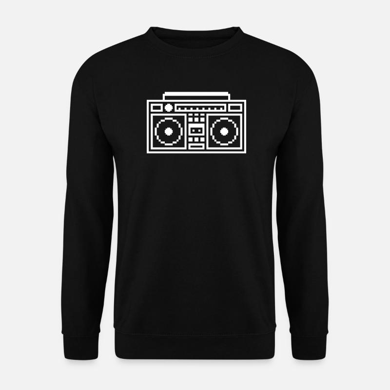 Ghetto Blaster: Retro, Music & Pixel Style - Unisex Sweatshirt - black